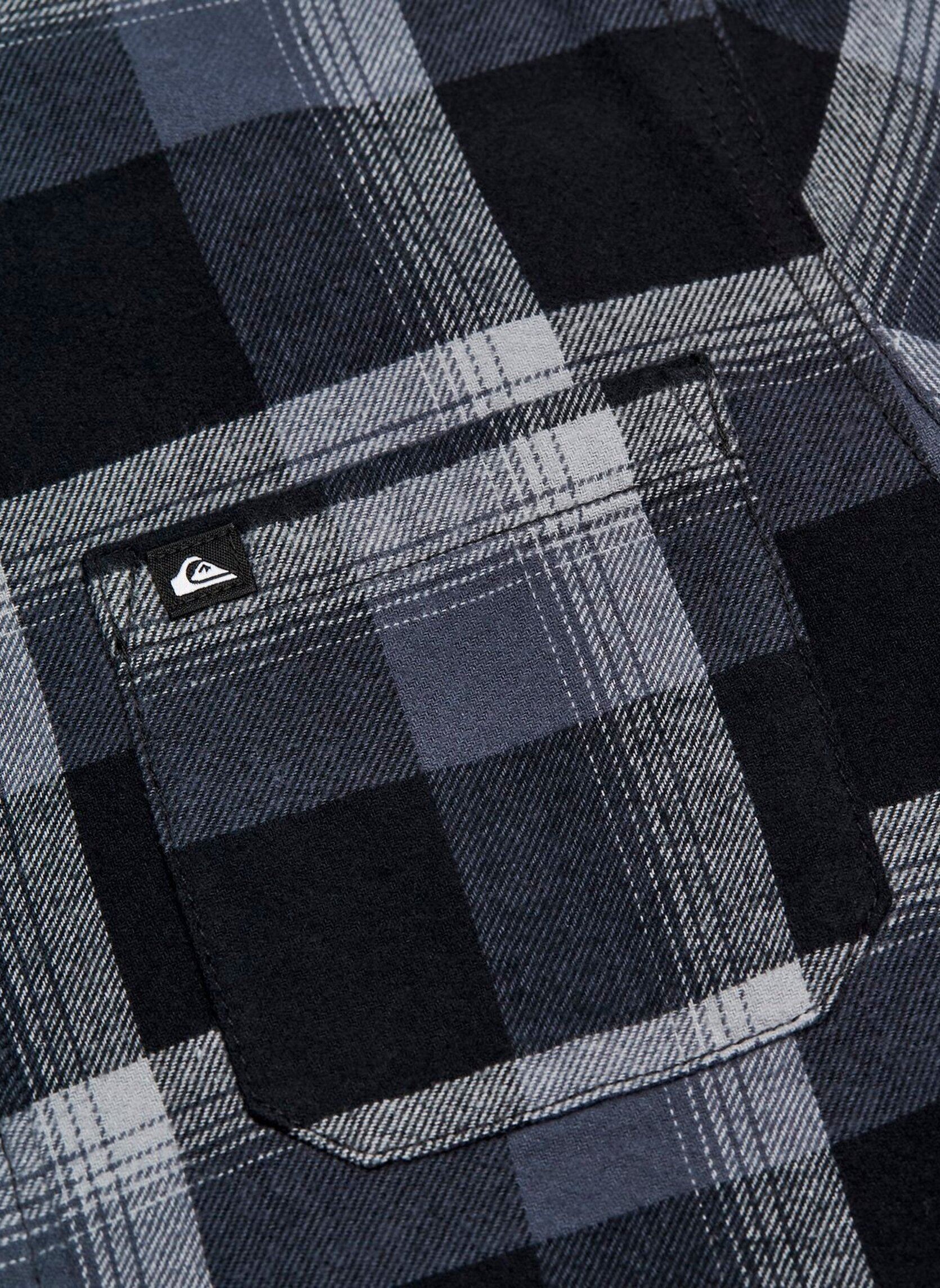 Hemden Motherfly Plaid Y jungen grau Quiksilver Hemden Motherfly Plaid Y jungen grau BLACK MOTHERFLY