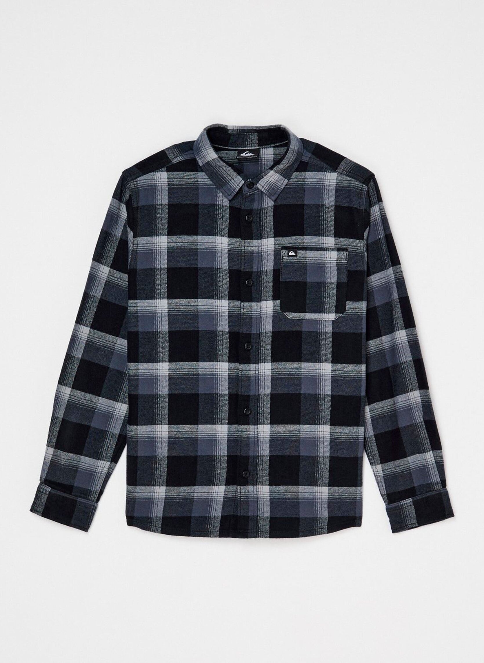 Hemden Motherfly Plaid Y jungen grau Quiksilver Hemden Motherfly Plaid Y jungen grau BLACK MOTHERFLY