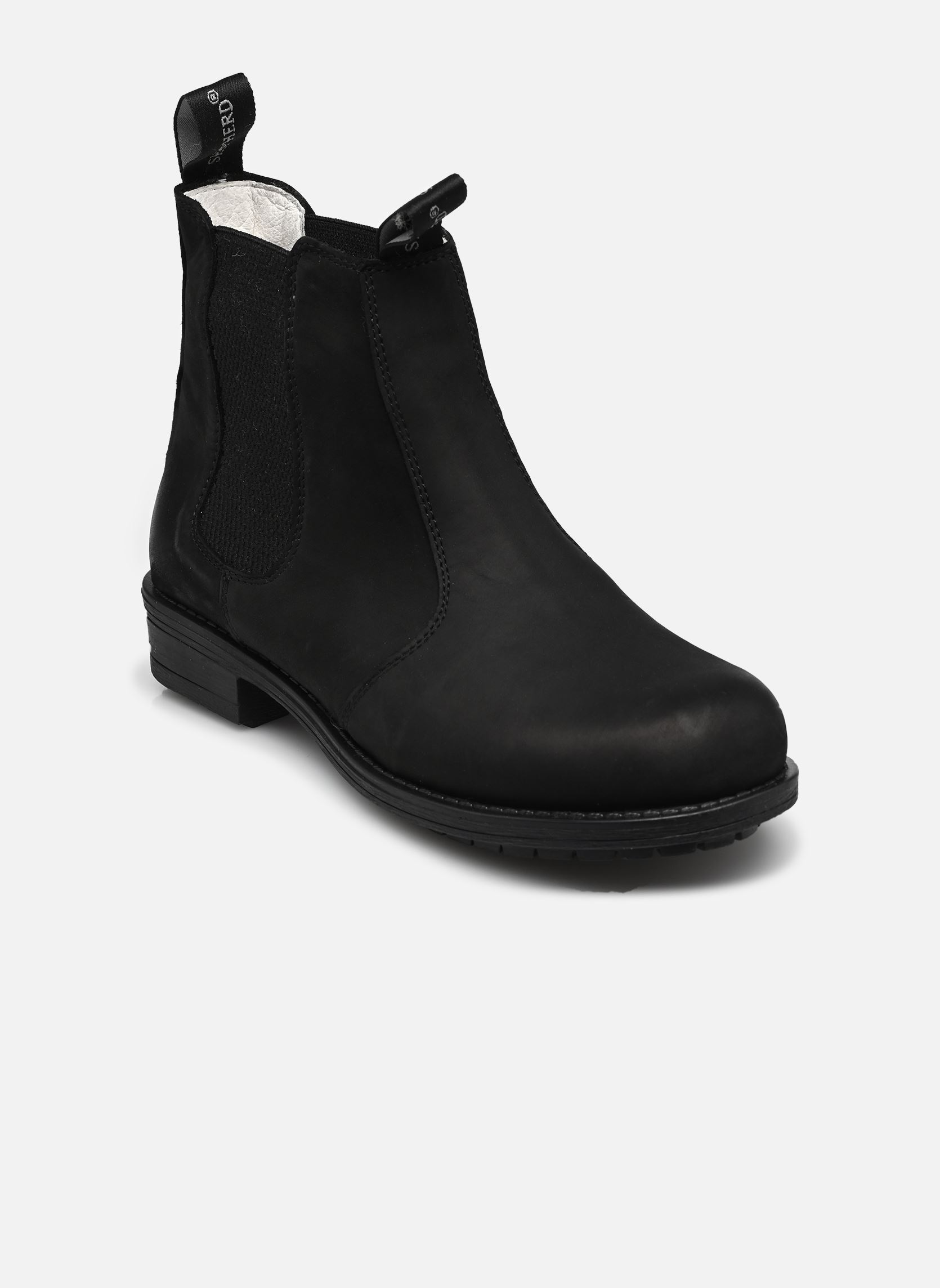 Niedrige Ankle Boots Sanna damen schwarz Shepherd Niedrige Ankle Boots Sanna damen schwarz BLACK
