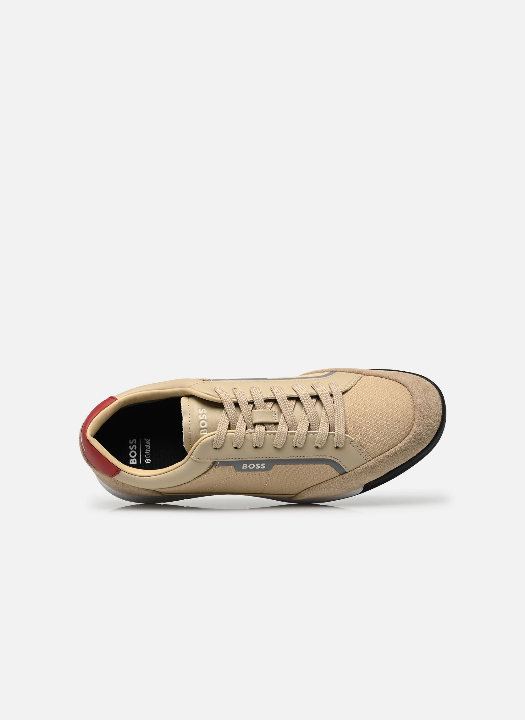 Niedrige Sneaker Nitan_Lowp_mirspu herren beige BOSS Niedrige Sneaker Nitan_Lowp_mirspu herren beige OPEN BEIGE