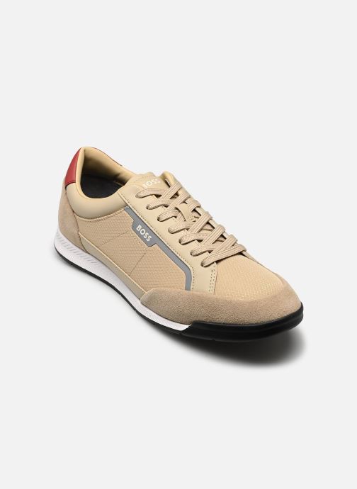 BOSS Niedrige Sneaker Nitan_Lowp_mirspu herren beige