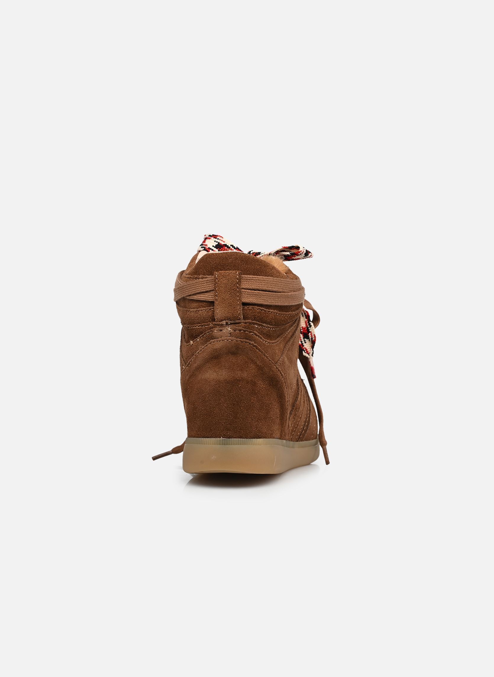 Baskets montantes MANHATTAN femme marron Serafini Baskets montantes MANHATTAN femme marron BROWN ECO-FUR