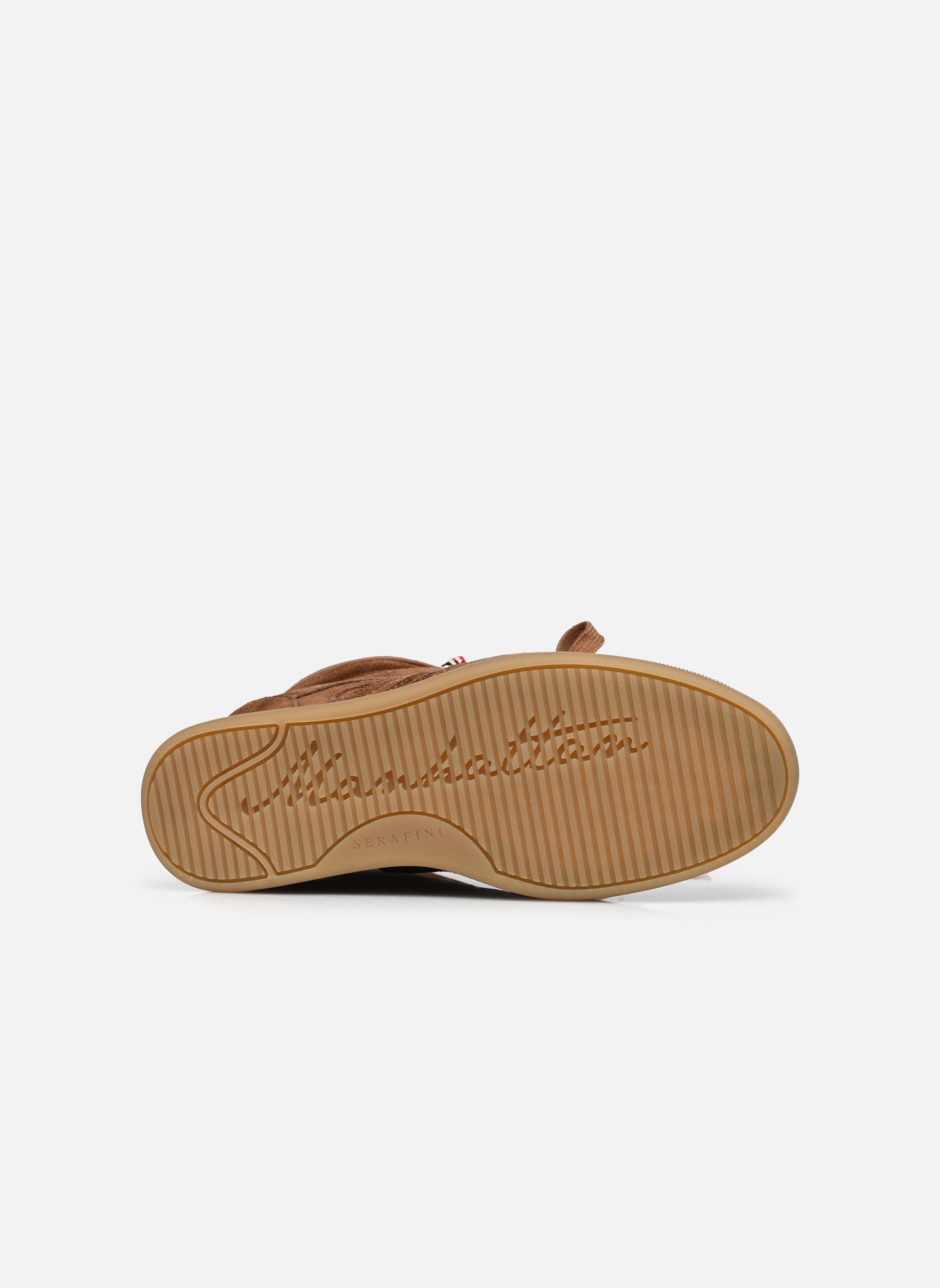 Baskets montantes MANHATTAN femme marron Serafini Baskets montantes MANHATTAN femme marron BROWN ECO-FUR