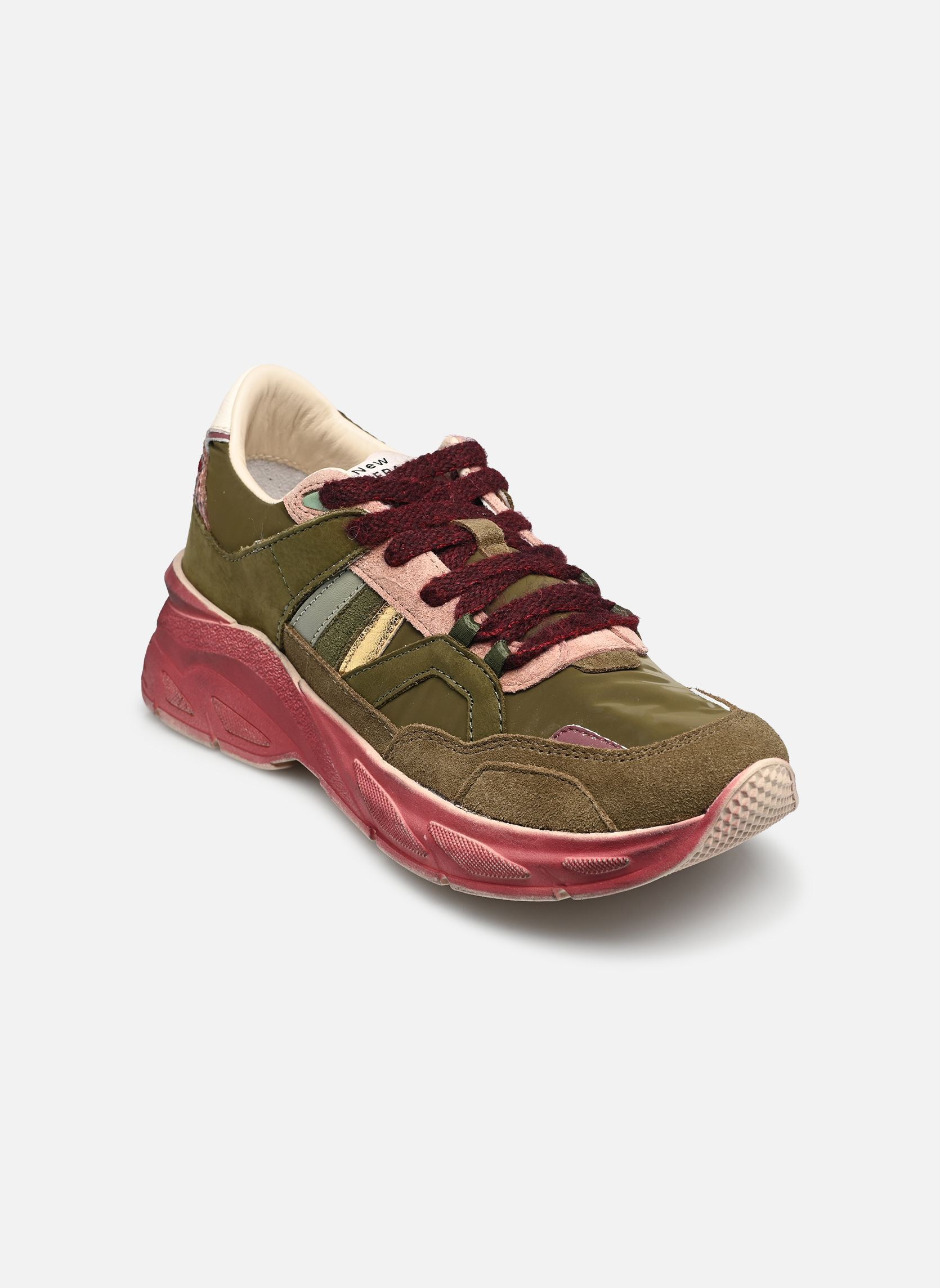 Baskets basses VIBE femme vert Serafini Baskets basses VIBE femme vert OLIVE WINE