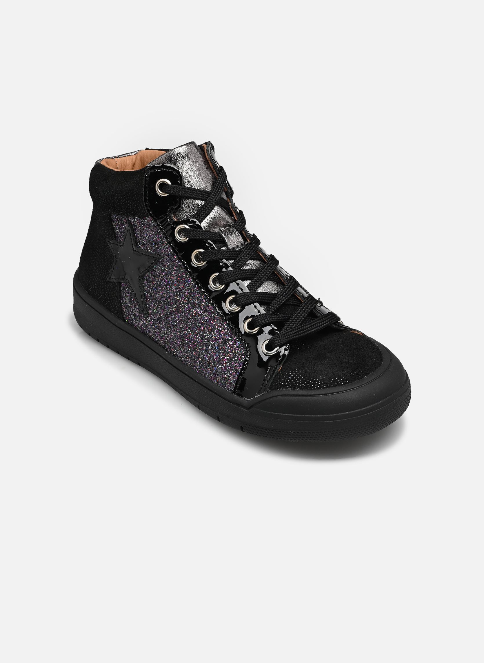 Baskets hautes Jerki fille noir BELLAMY Baskets hautes Jerki fille noir NOIR PAILLETTE