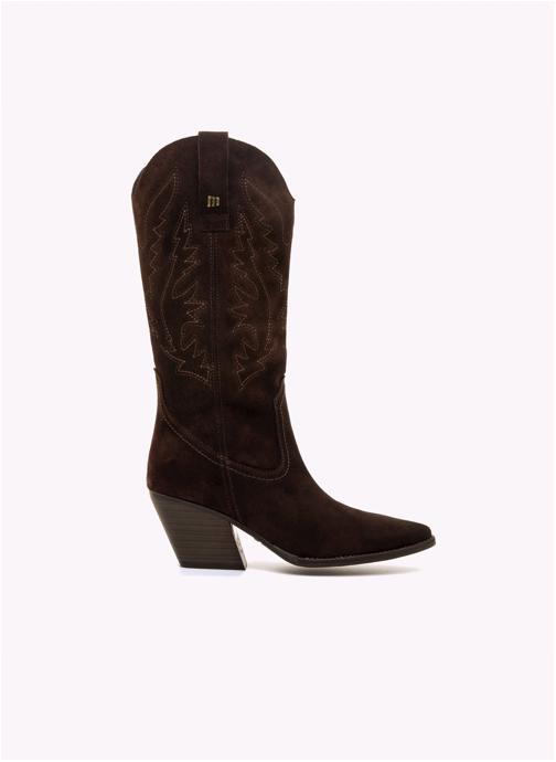MTNG Bottes Bottes à talons Femme MTNG MISSOURI beige femme marron