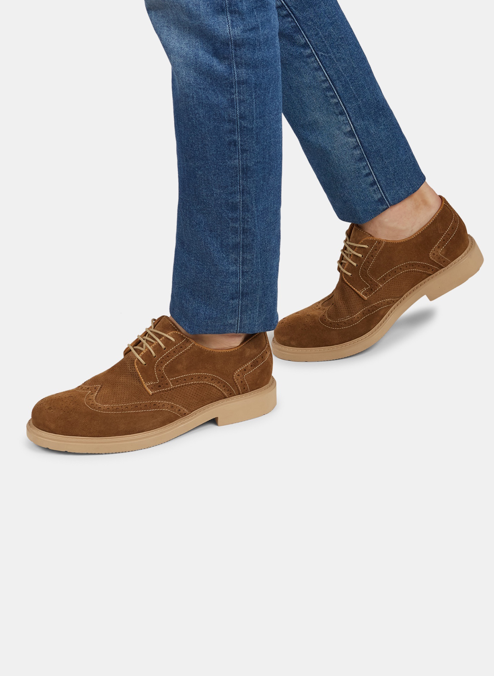 Chaussures Plates Camper Brogue Lavande à Lacets - Taille 36 (US 6)