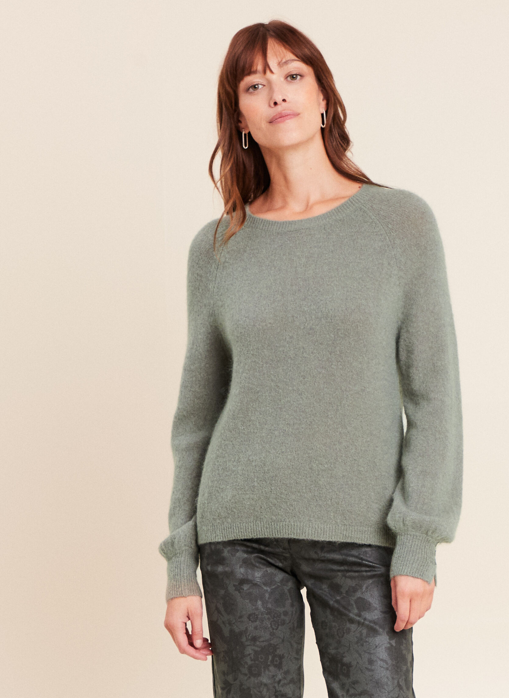 Pulls MITIROND femme vert Bréal Pulls MITIROND femme vert Vert clair