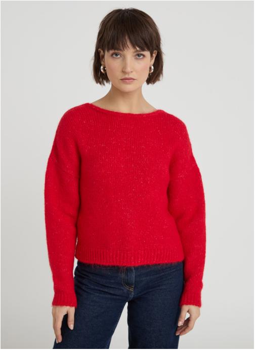 Cache Cache Pulls DOSNUFLUFFY femme rouge