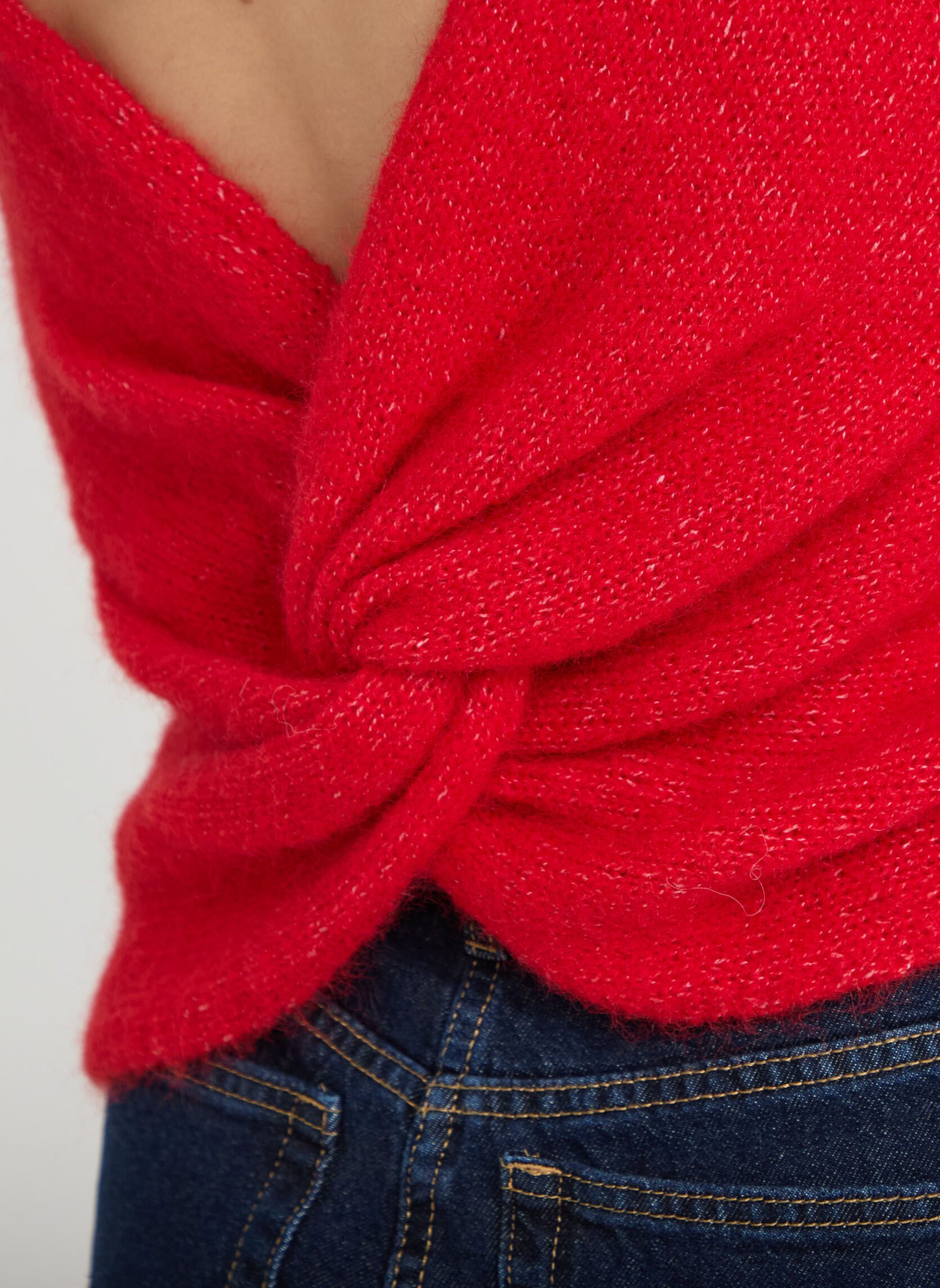 Pulls DOSNUFLUFFY femme rouge Cache Cache Pulls DOSNUFLUFFY femme rouge Rouge