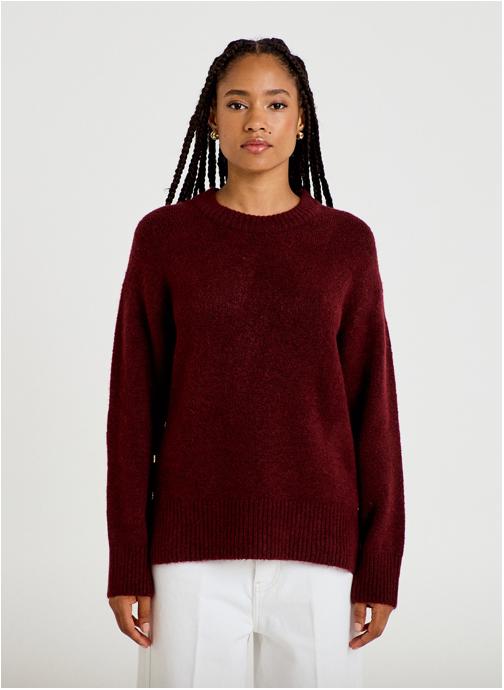 Cache Cache Pulls EASYDOREPUL femme bordeaux