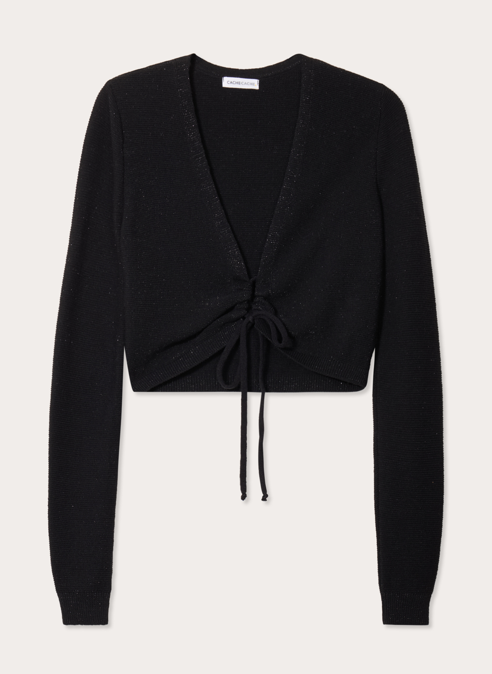 Pulls PULCROPNOEUD femme noir Cache Cache Pulls PULCROPNOEUD femme noir Noir