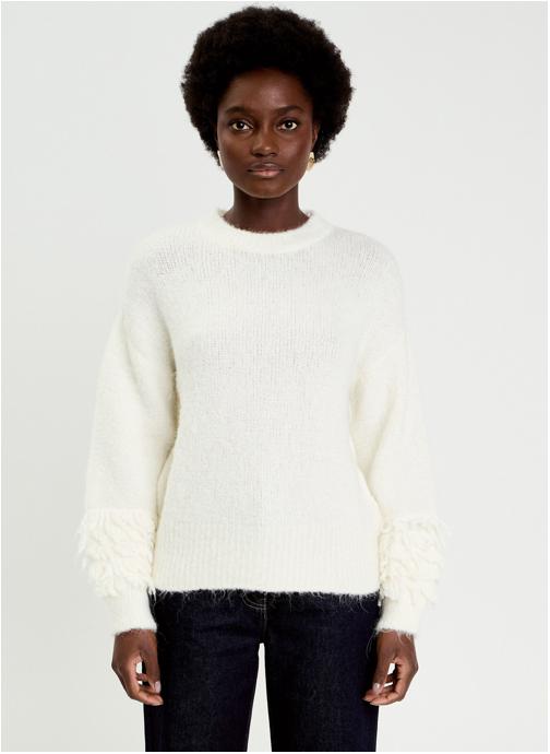 Cache Cache Pulls PULBOUCLMAN femme blanc