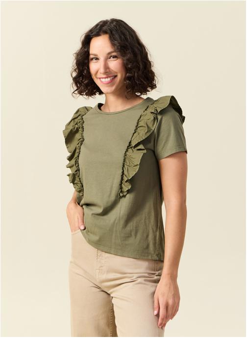 Bonobo Tee-shirts LISBOACOUF femme vert