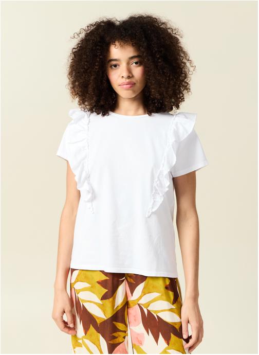 Bonobo Tee-shirts LISBOACOUF femme blanc