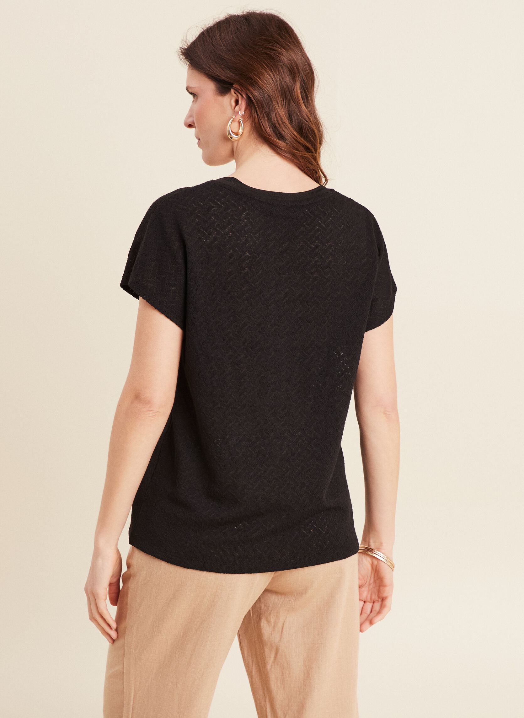 Tee-shirts TILOUNA femme noir Bréal Tee-shirts TILOUNA femme noir Noir