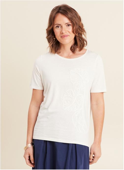 Bréal Tee-shirts TECORDITA femme blanc
