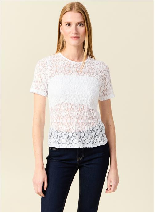 Bonobo Tee-shirts SEVILLACOUF femme blanc