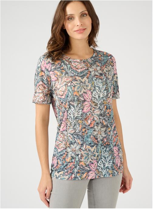Damart Tee-shirts 75857 femme bleu