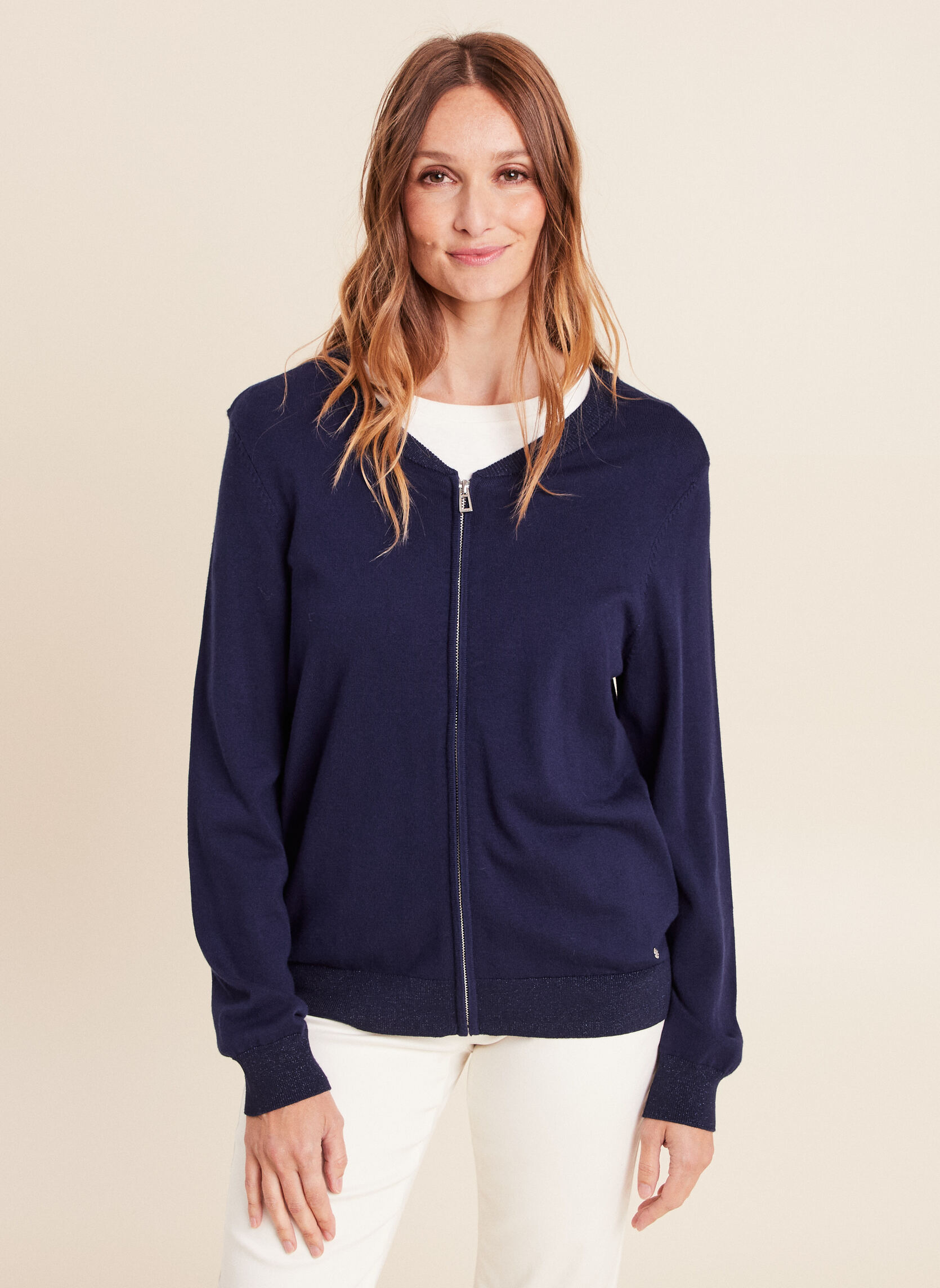 Gilets MITUZICOLI femme bleu Bréal Gilets MITUZICOLI femme bleu Bleu marine