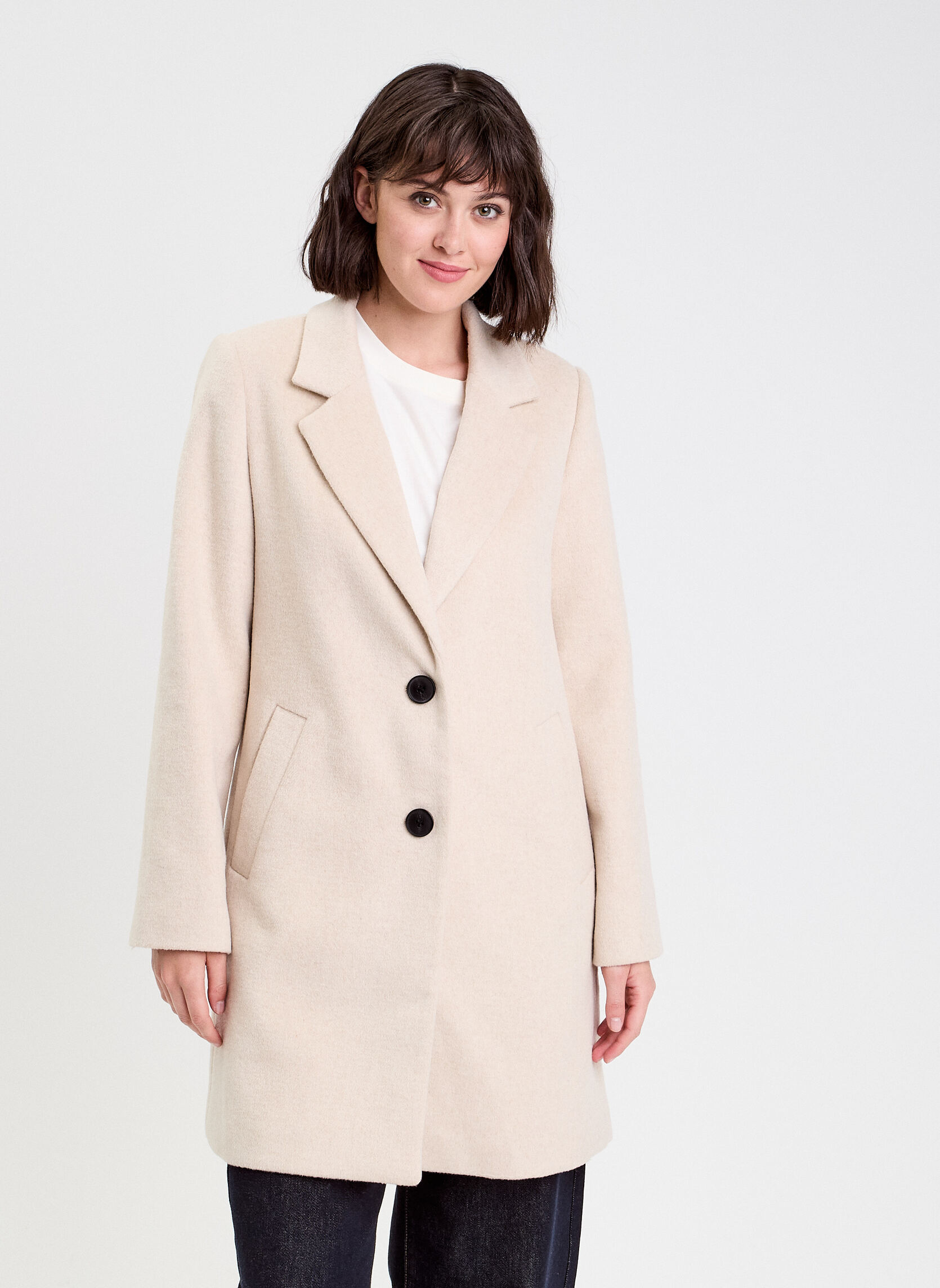 Manteaux classiques DRABLAZCAL femme beige Cache Cache Manteaux classiques DRABLAZCAL femme beige Beige