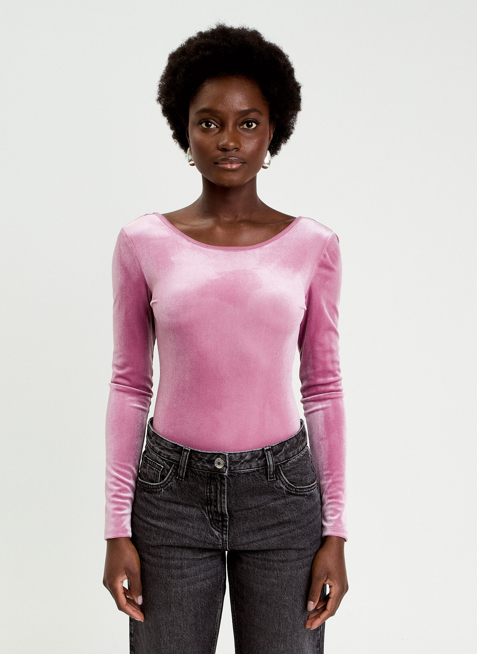 Bodys LBODYVELOURS femme rose Cache Cache Bodys LBODYVELOURS femme rose Rose clair