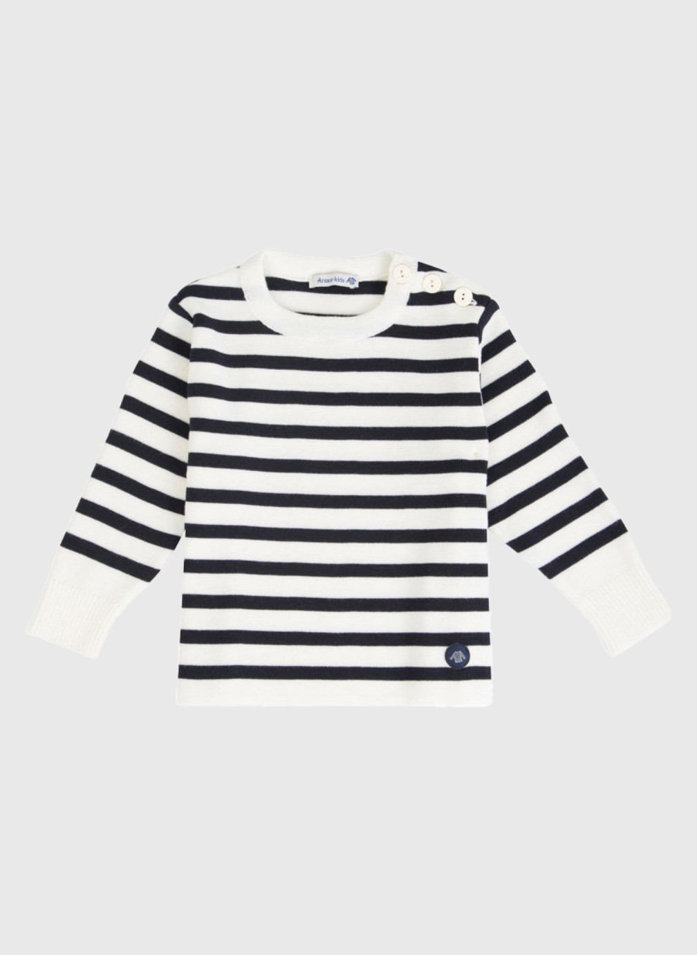 Pull En Maille Blanc à Manches Longues Pour Fille THE WAVE TRIBE Beige Clair P1075256c1075112