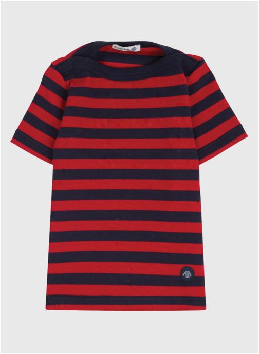 T-shirt Rouge Garçon GapKids – Taille 6-7 Ans – Manches Courtes – Occasion
