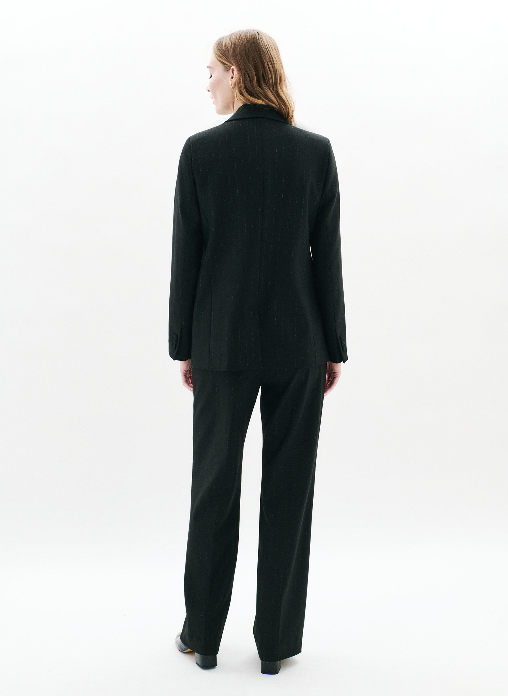 Blazer Femme Frenchi Noir - Taille M - 100% Polyester - Occasion Excellent État