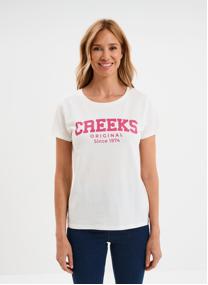 Tee-shirts CRE3_TPAULA femme rose