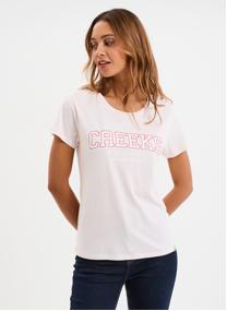 Tee-shirts CRE3_TPAULA femme rose CREEKS Tee-shirts CRE3_TPAULA femme rose Rose clair