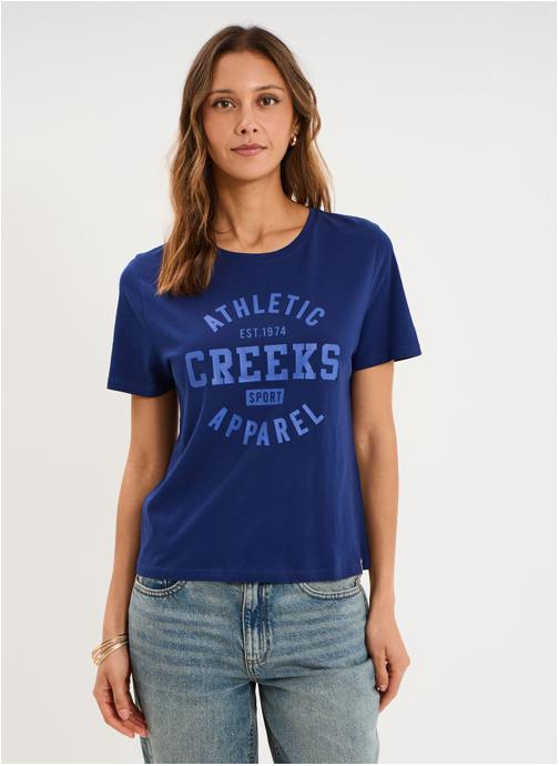 CREEKS Tee-shirts CRE3_TPAULA femme bleu