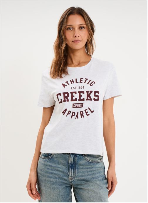 CREEKS Tee-shirts CRE3_TPAULA femme gris