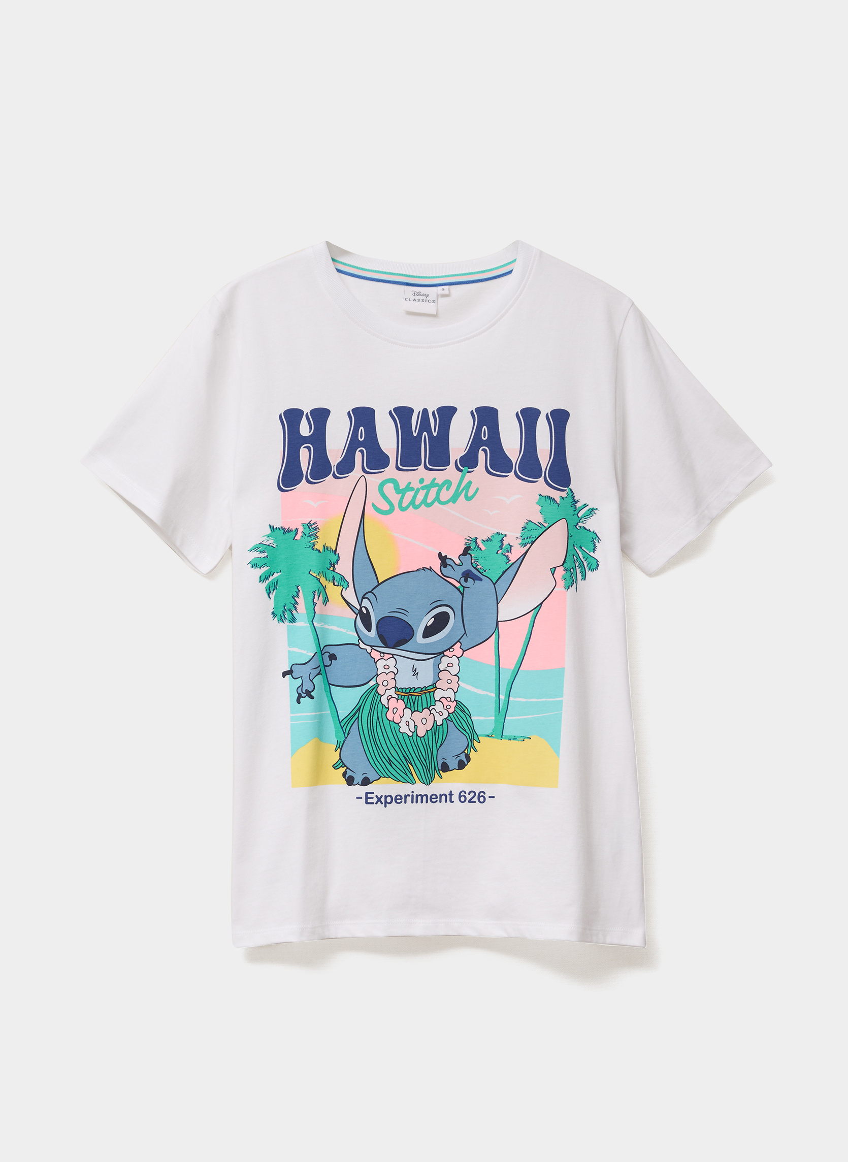 Tee-shirts SUN_YE90815.F11 femme blanc Stitch Tee-shirts SUN_YE90815.F11 femme blanc Blanc