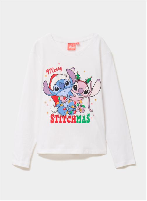 Stitch Tee-shirts SUN_HY61476.F11 fille blanc