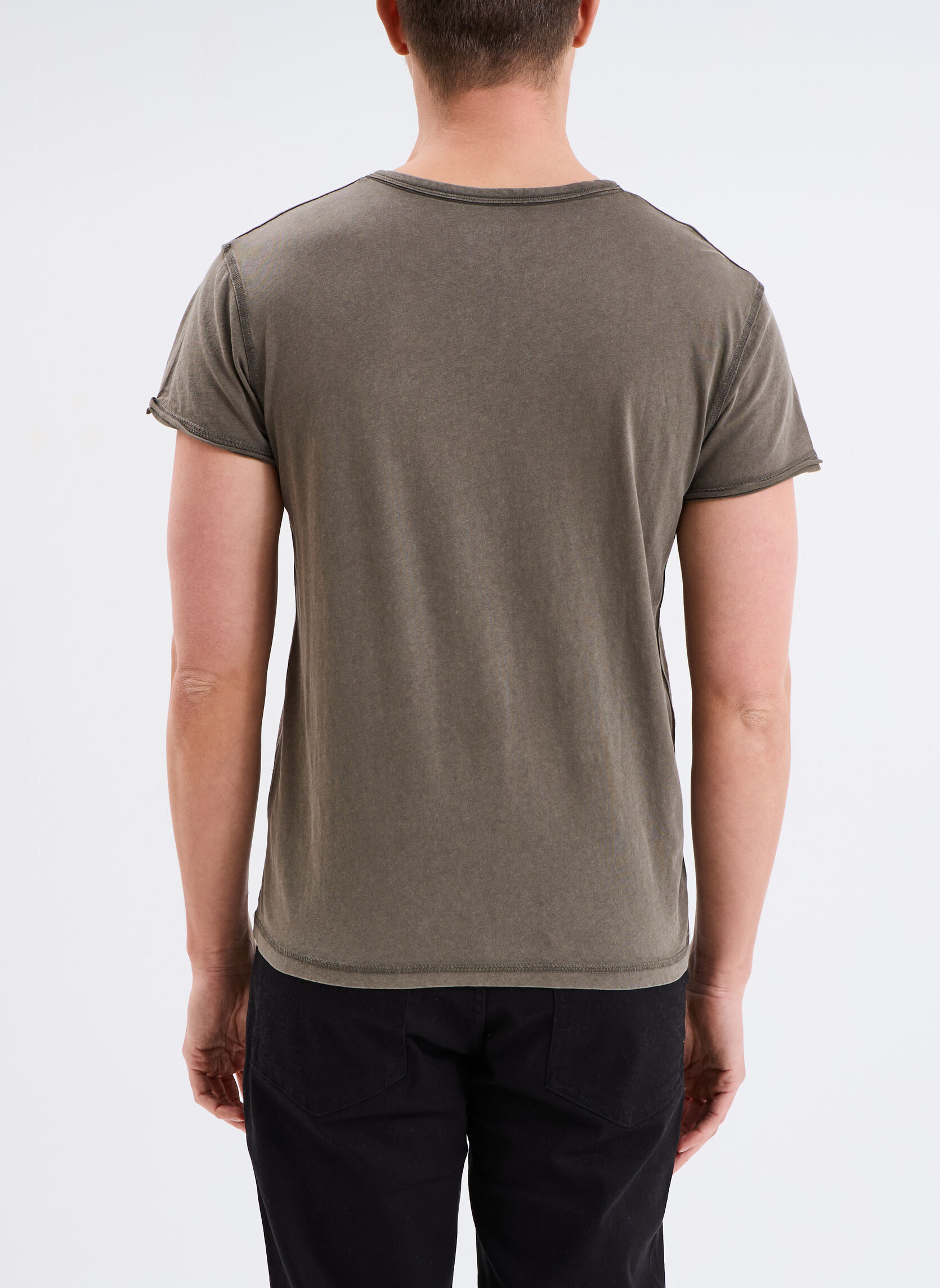 Tee-shirts LIB1ICON_TUNI homme vert LIBERTO Tee-shirts LIB1ICON_TUNI homme vert Kaki