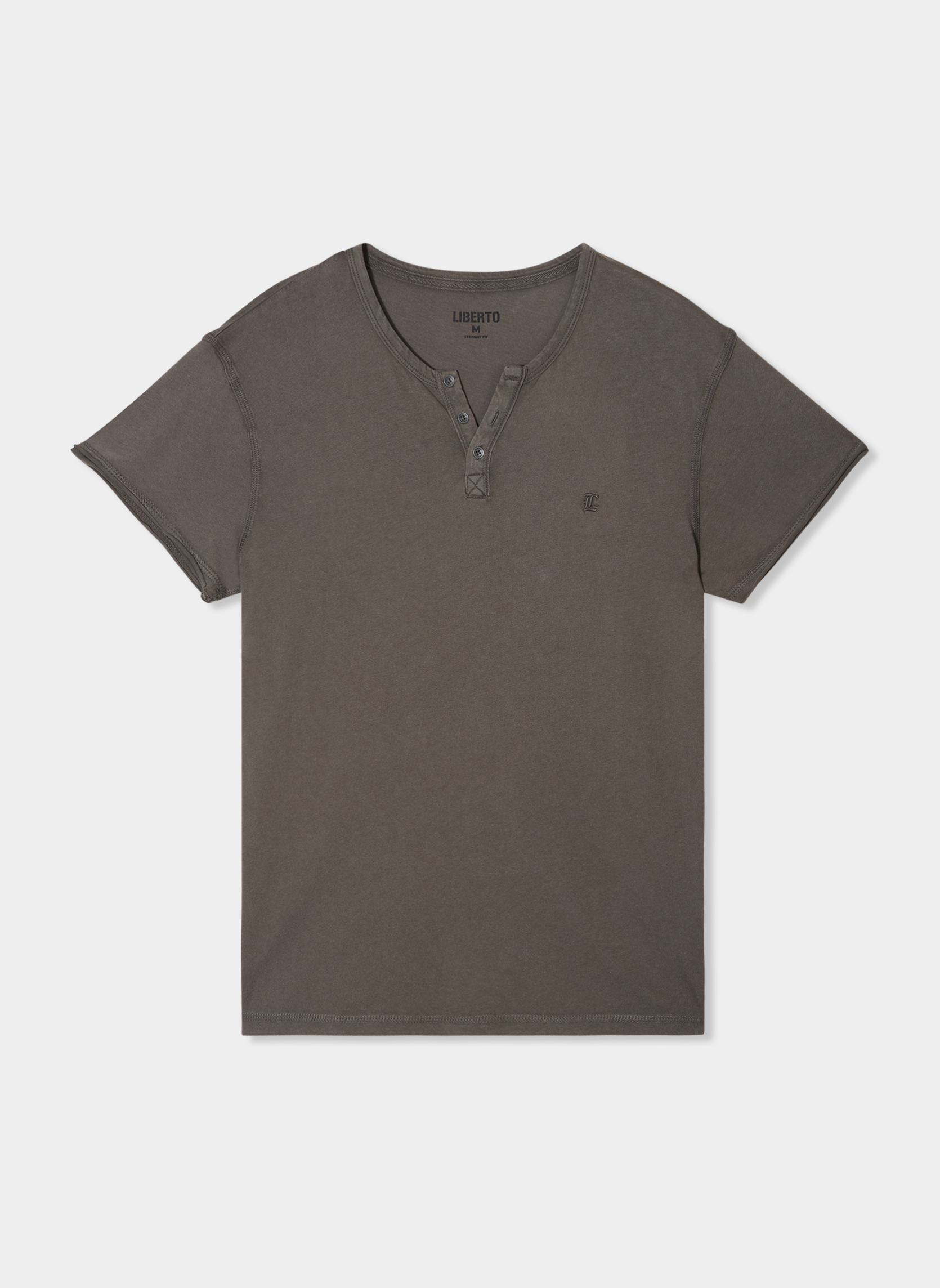 Tee-shirts LIB1ICON_TUNI homme vert LIBERTO Tee-shirts LIB1ICON_TUNI homme vert Kaki