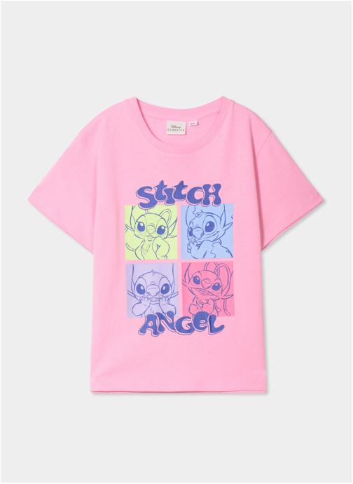 Stitch Tee-shirts T-shirt - SUN_HY60982.F11 fille rose