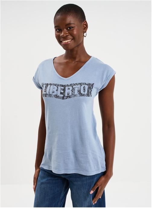 LIBERTO Tee-shirts MIS3_TICONACCIDAYS femme bleu