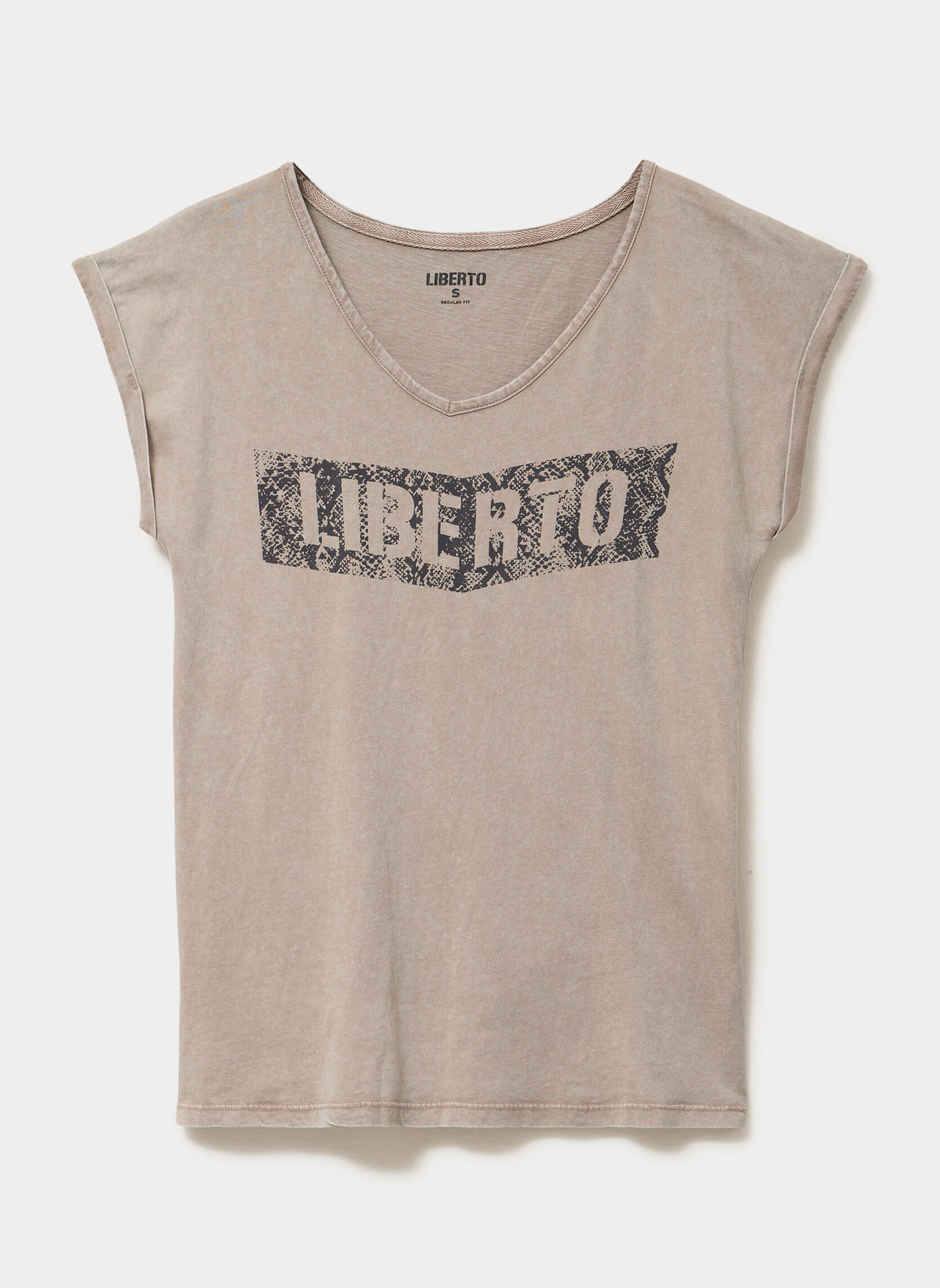 Tee-shirts T-shirt - MIS3_TICONACCIDAYS femme marron LIBERTO Tee-shirts T-shirt - MIS3_TICONACCIDAYS femme marron Marron clair