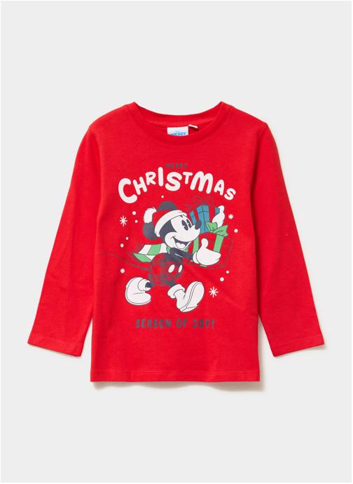 Mickey Mouse Tee-shirts T-shirt - SHL_VERGLAS_MICKEY garçon rouge