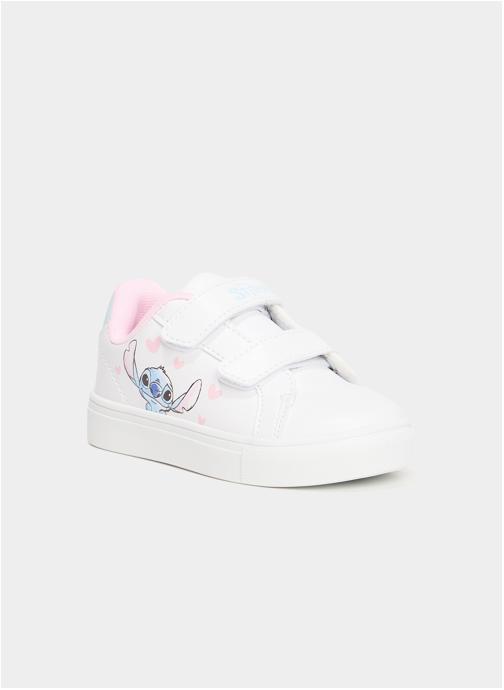 Stitch Baskets basses Tennis - TSTITCH_S_MF_TB_251 fille blanc