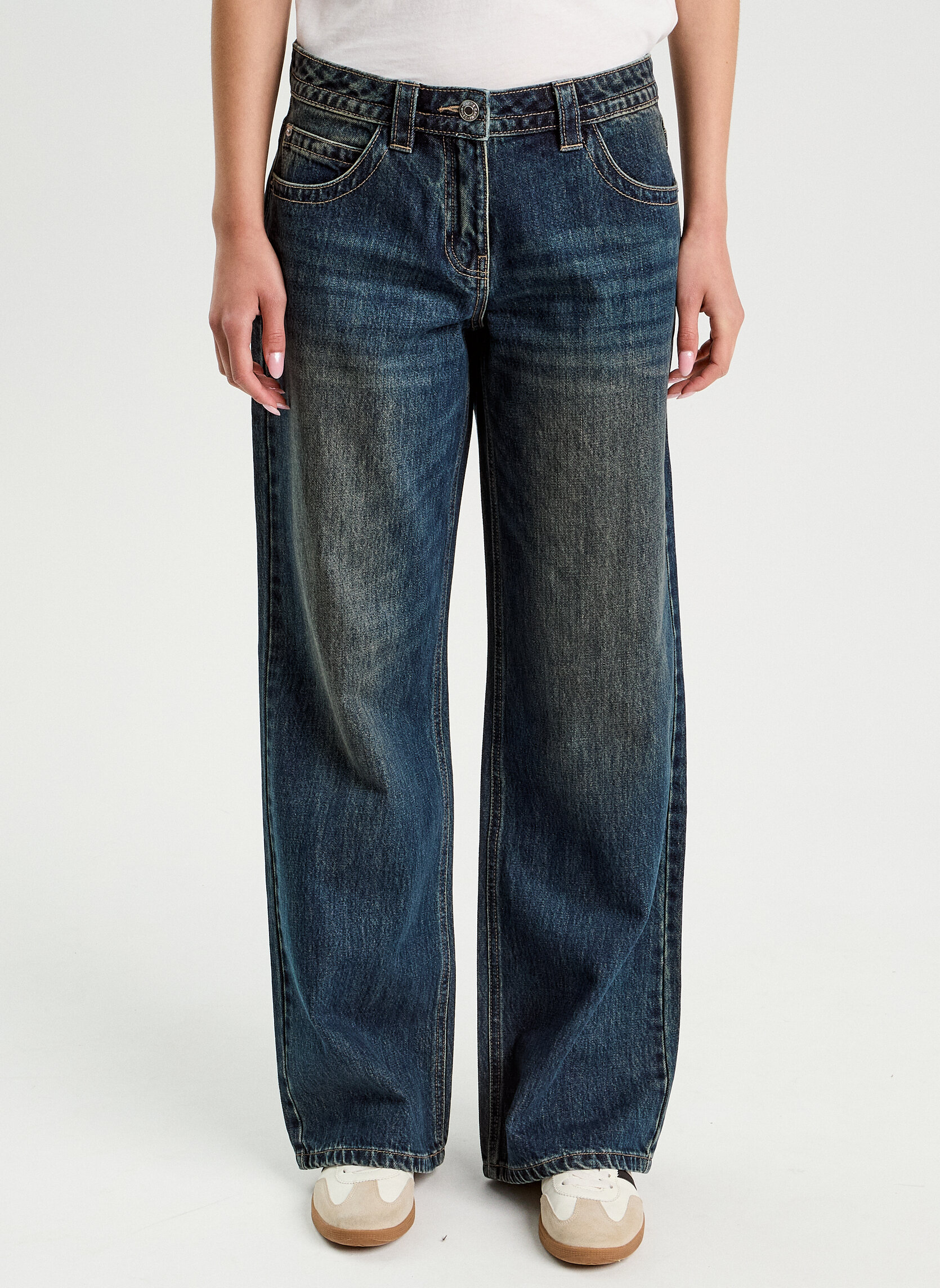 Jeans droit ISTABA-LOW femme bleu Cache Cache Jeans droit ISTABA-LOW femme bleu Bleu