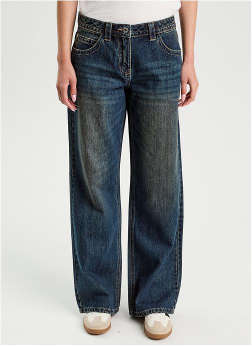 Cache Cache Jeans droit ISTABA-LOW femme bleu