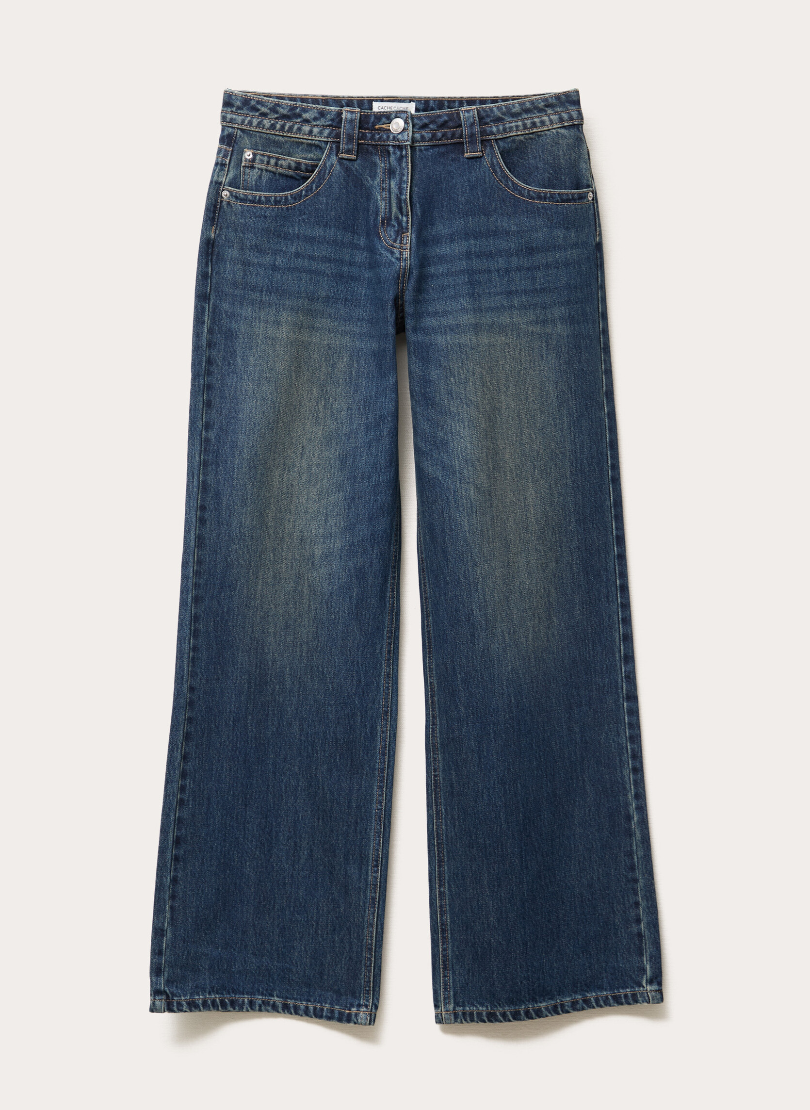 Jeans droit ISTABA-LOW femme bleu Cache Cache Jeans droit ISTABA-LOW femme bleu Bleu