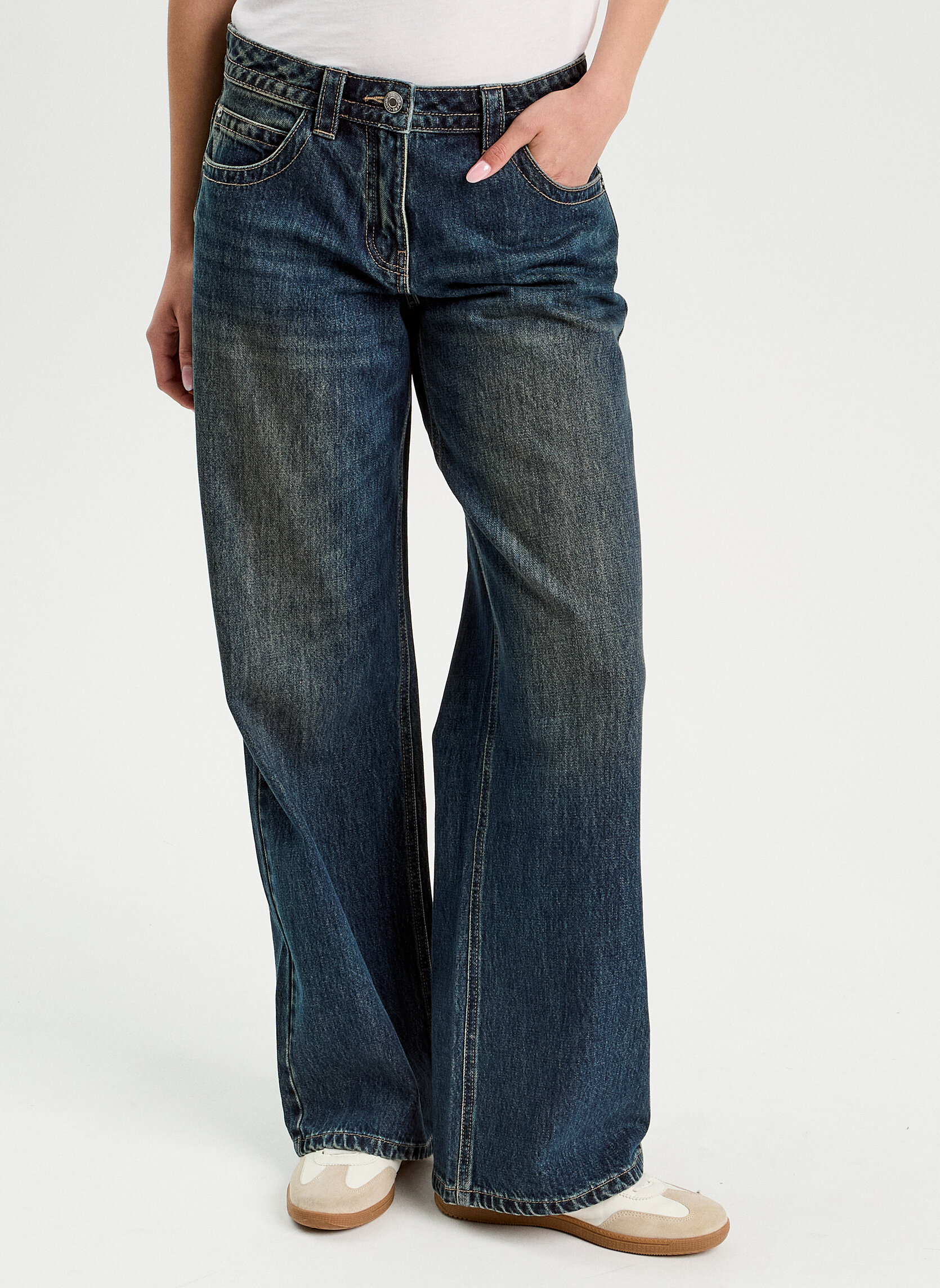 Jeans droit ISTABA-LOW femme bleu Cache Cache Jeans droit ISTABA-LOW femme bleu Bleu