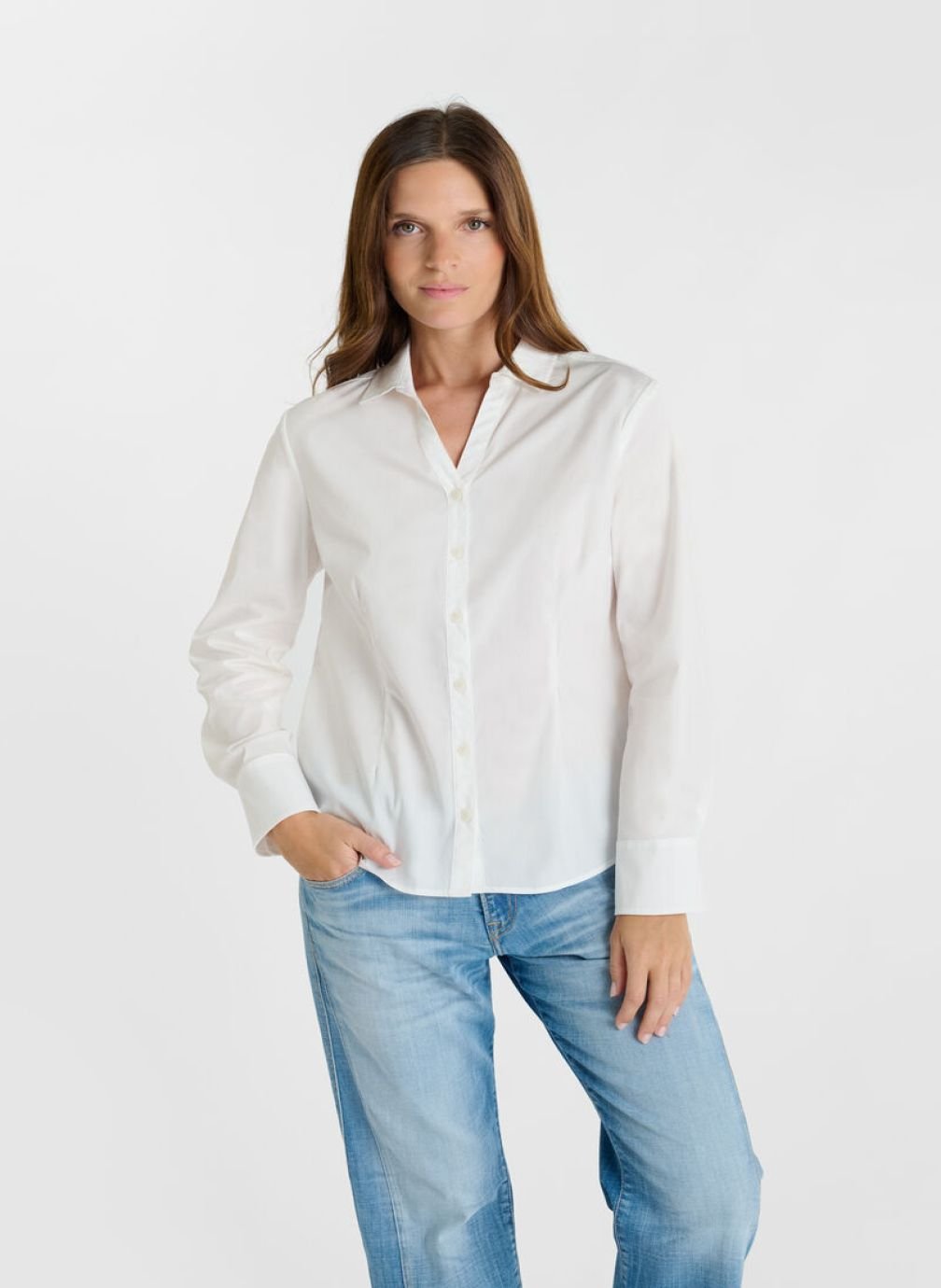 Chemises Chemise LUCIOUS White femme blanc Le temps des cerises Chemises Chemise LUCIOUS White femme blanc Blanc