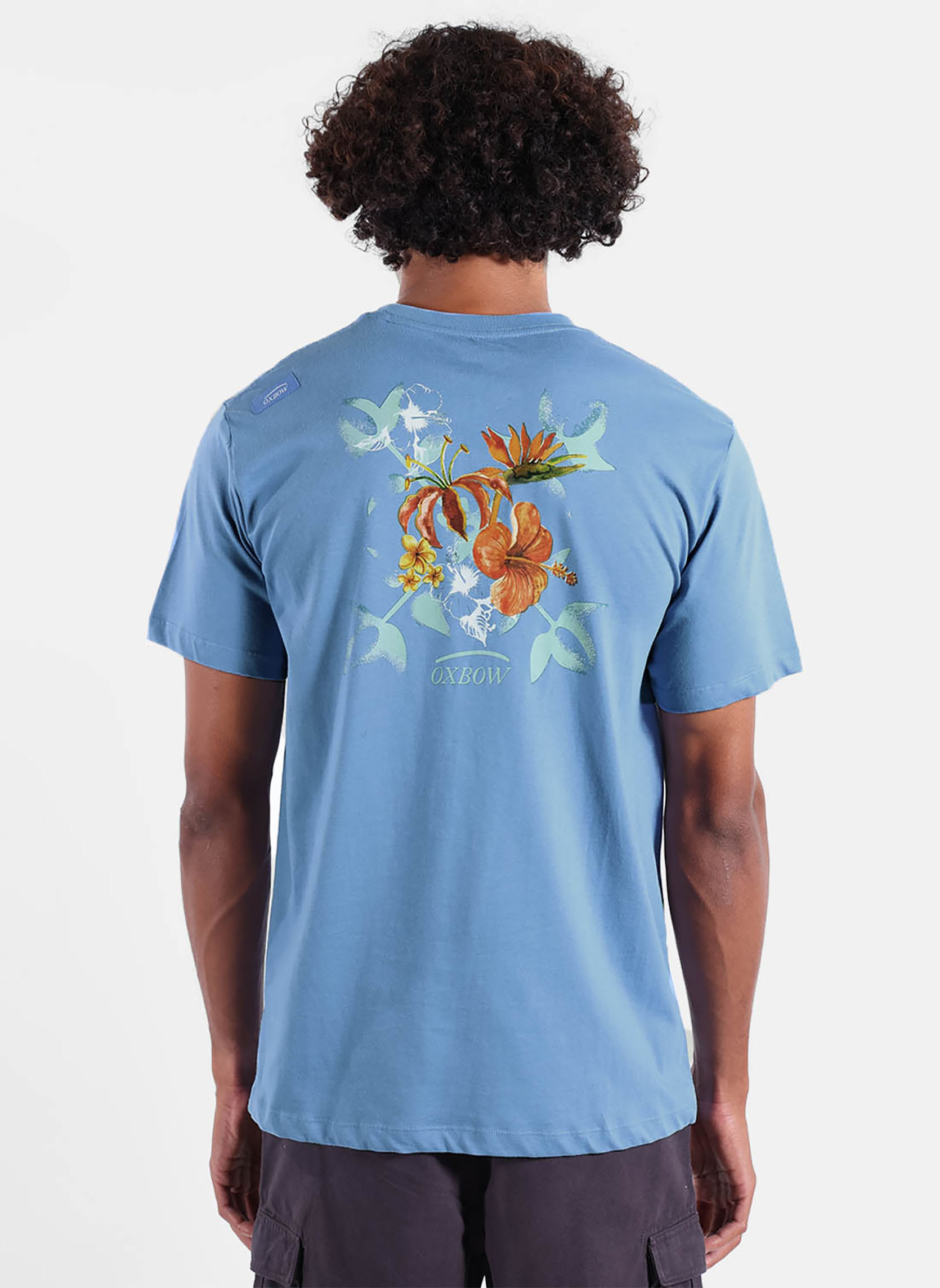 Tee-shirts TEFLA homme bleu Oxbow Tee-shirts TEFLA homme bleu Bleu