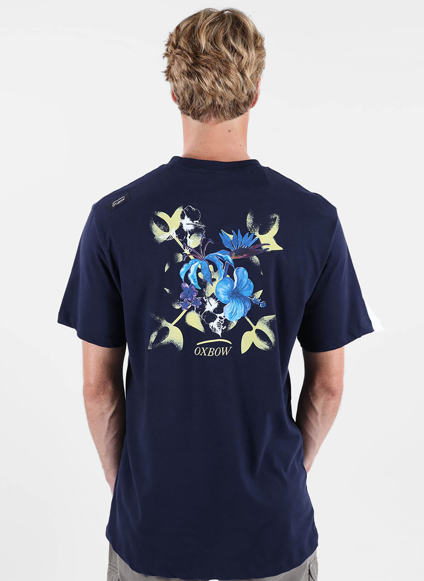 Tee-shirts TEFLA homme bleu Oxbow Tee-shirts TEFLA homme bleu Bleu marine