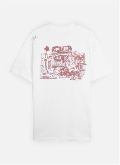 Oxbow Tee-shirts FLAMINGO homme blanc